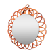 Rattan wall mirror "sun" 1960s