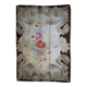 Tapis américain antique fait main, crocheté, 5.10' x 8.10' (180 cm x 272 cm), années 1880 - 1B539