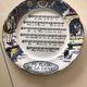 Vintage Au Clair de la Lune Plate from the 1930s Sarreguemines fayenceries