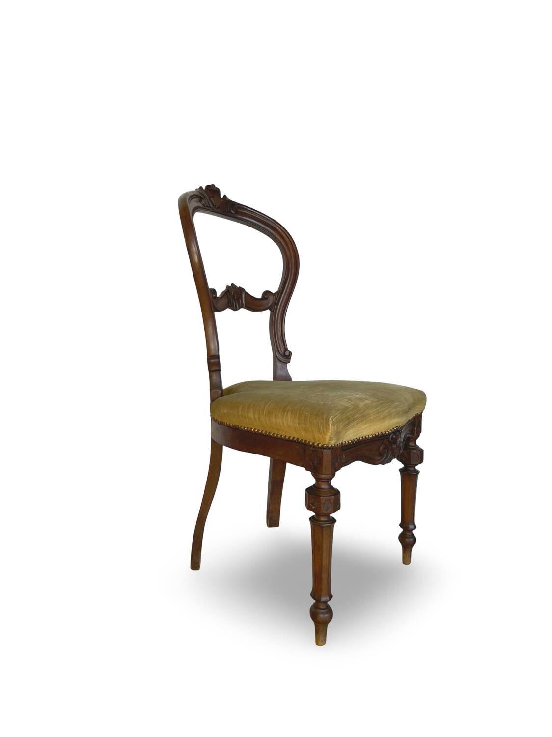 2 chaises et 1 chaise de coin italiennes, années 1950