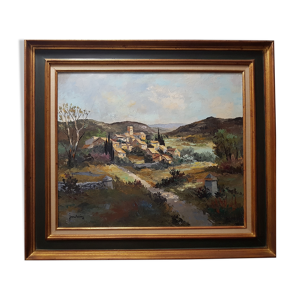 Toile du peintre André