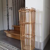 Rattan umbrella holder