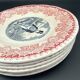 Assiettes parlantes « Les Notables de Cabourg » Demie-porcelaine Lunéville – MPMDéc23JF10