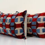 Paire de coussins ikat