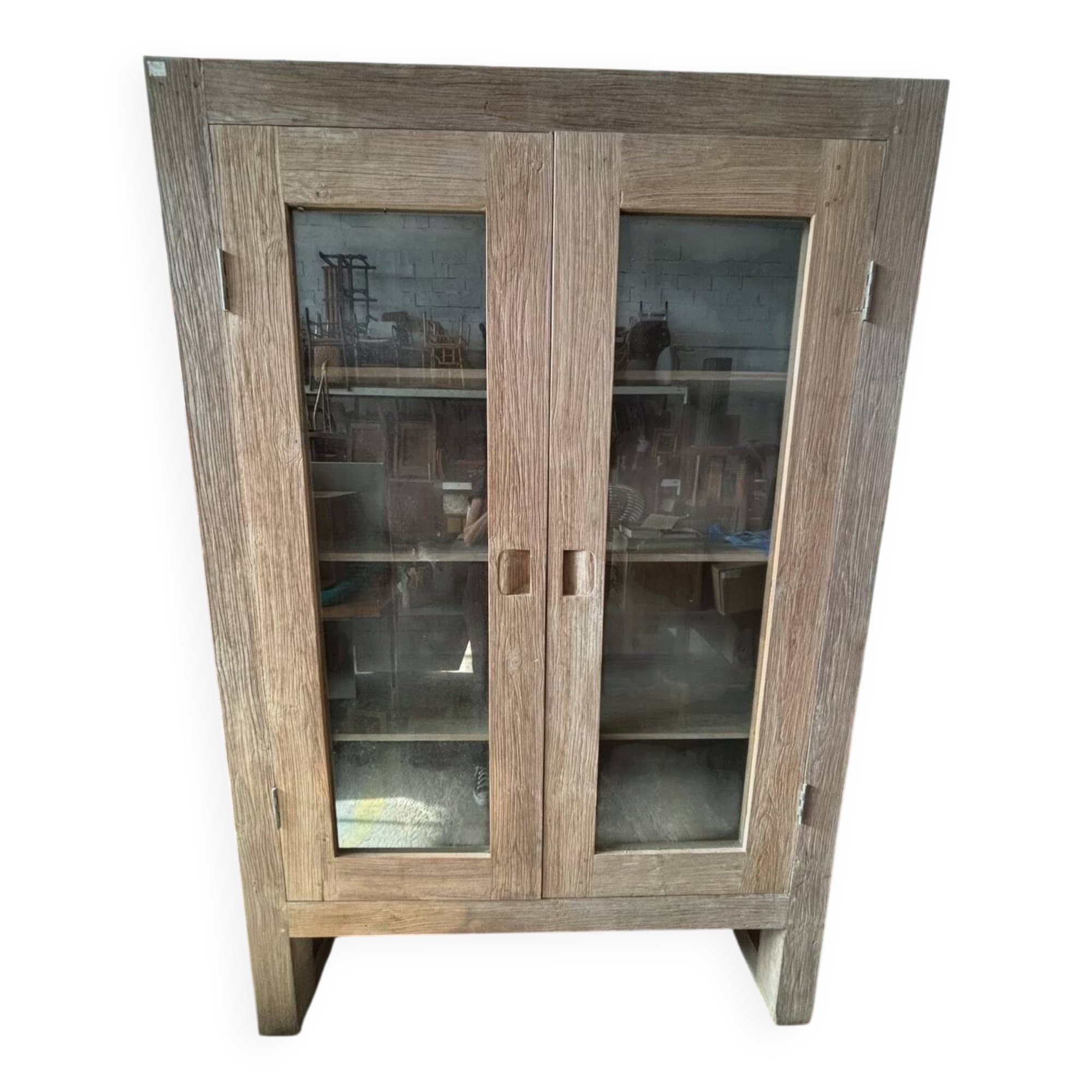Glass cabinet in solid teak Sempré 2015