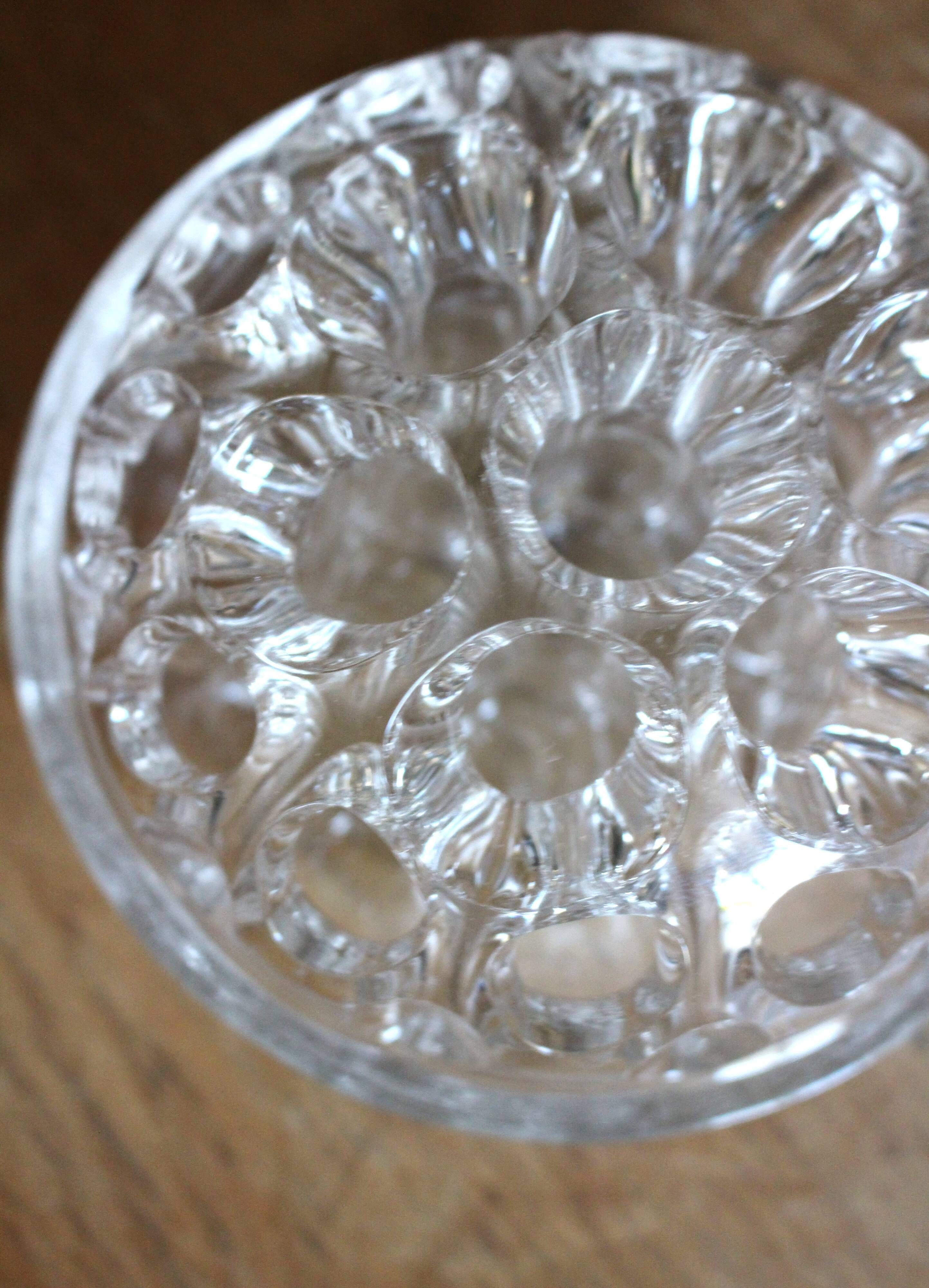 Round flower pick 20 vintage glass sunflowers