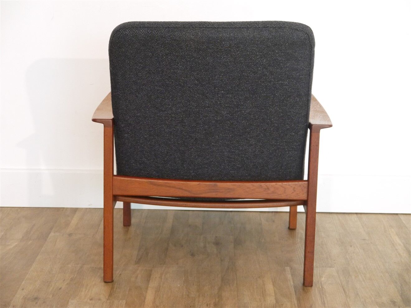 Fauteuil scandinave en teck 1960