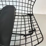 Chaise d’appoint Bertoia en noir