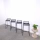 Set 4 x Zwarte HAY barkruk, Hee Welling