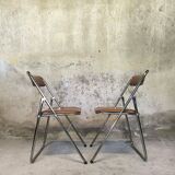 Pair of vintage Soudexvinyl chairs