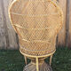 Fauteuil en osier Emmanuelle - années 60