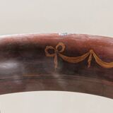 Empire style mahogany caned office chair