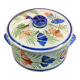 Quimper covered sugar pot Manufacture HB Quimper H 7,5 cm diameter 13 cm