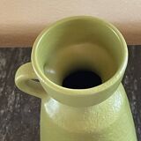 Vase vintage céramique vert olive