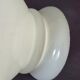 Large vintage white opaline lampshade suspension from the 1940s/50s Ø30cm