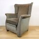 Vintage Velvet Ear Armchair, 1970s