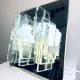 C-1715 'Breukrelief' Wall Lamp By Willem Van Oyen For Raak Amsterdam, The Netherlands, 1968