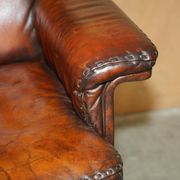 Chaise de bureau pivotante Mid Century Modern De Sede DS35 cuir