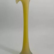 Vase années 70 en verre soufflé