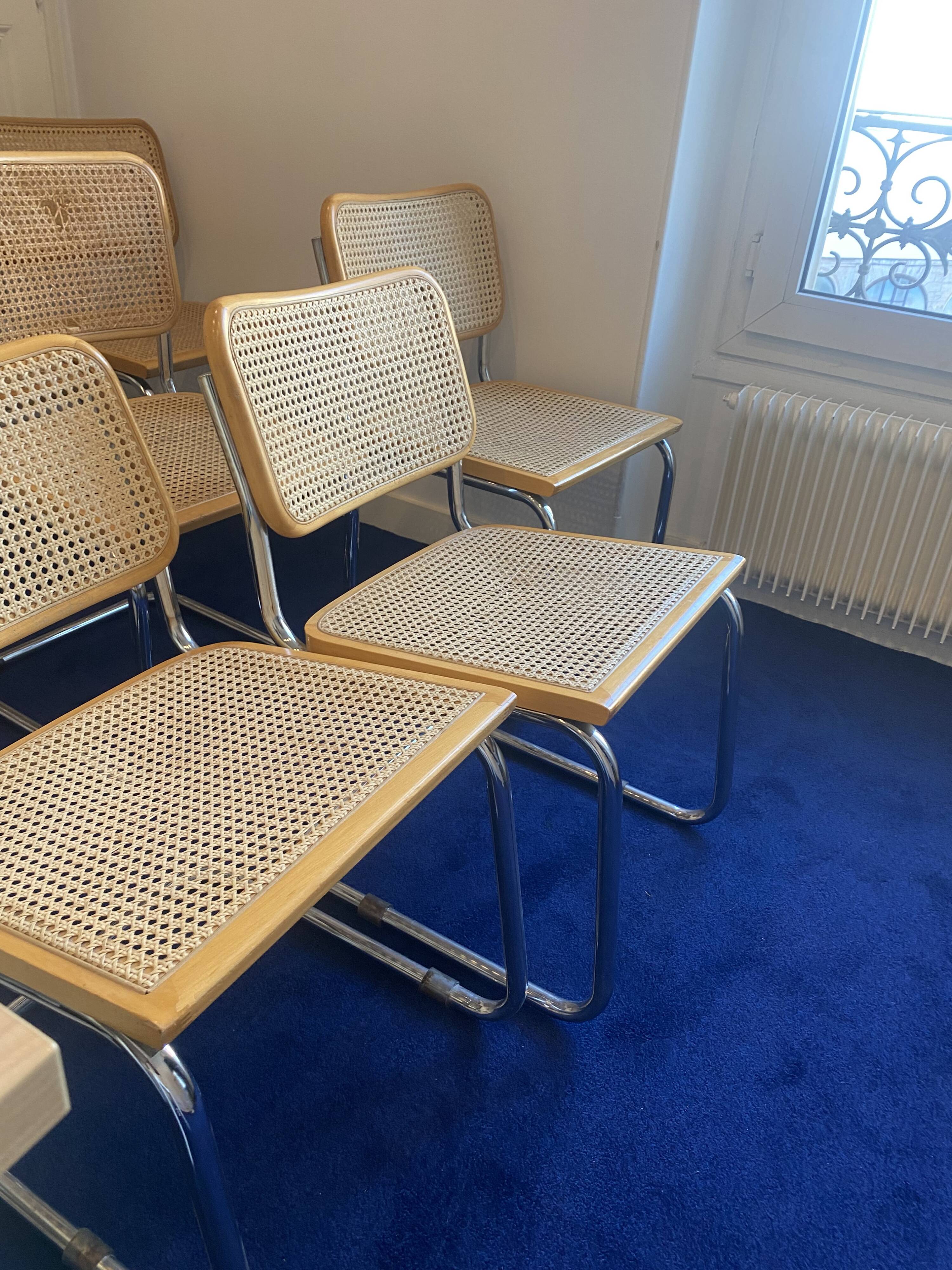 Cesca Marcel Breuer chairs