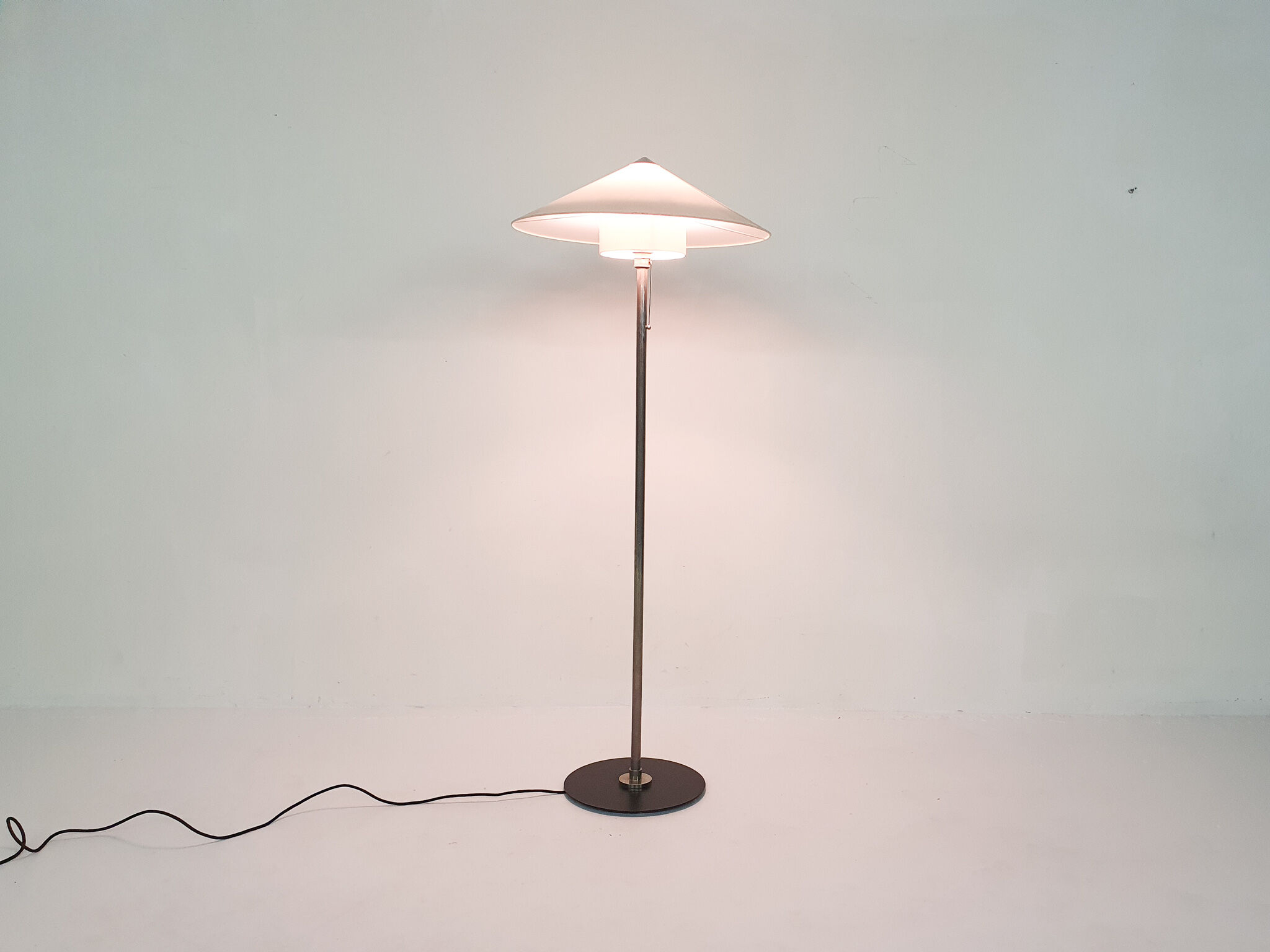 Wilhelm wagenfeld for tecnolumen floor lamp wstl 30, germany 1950's