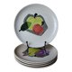 5 Villeroy and Boch hand painted dessert plates