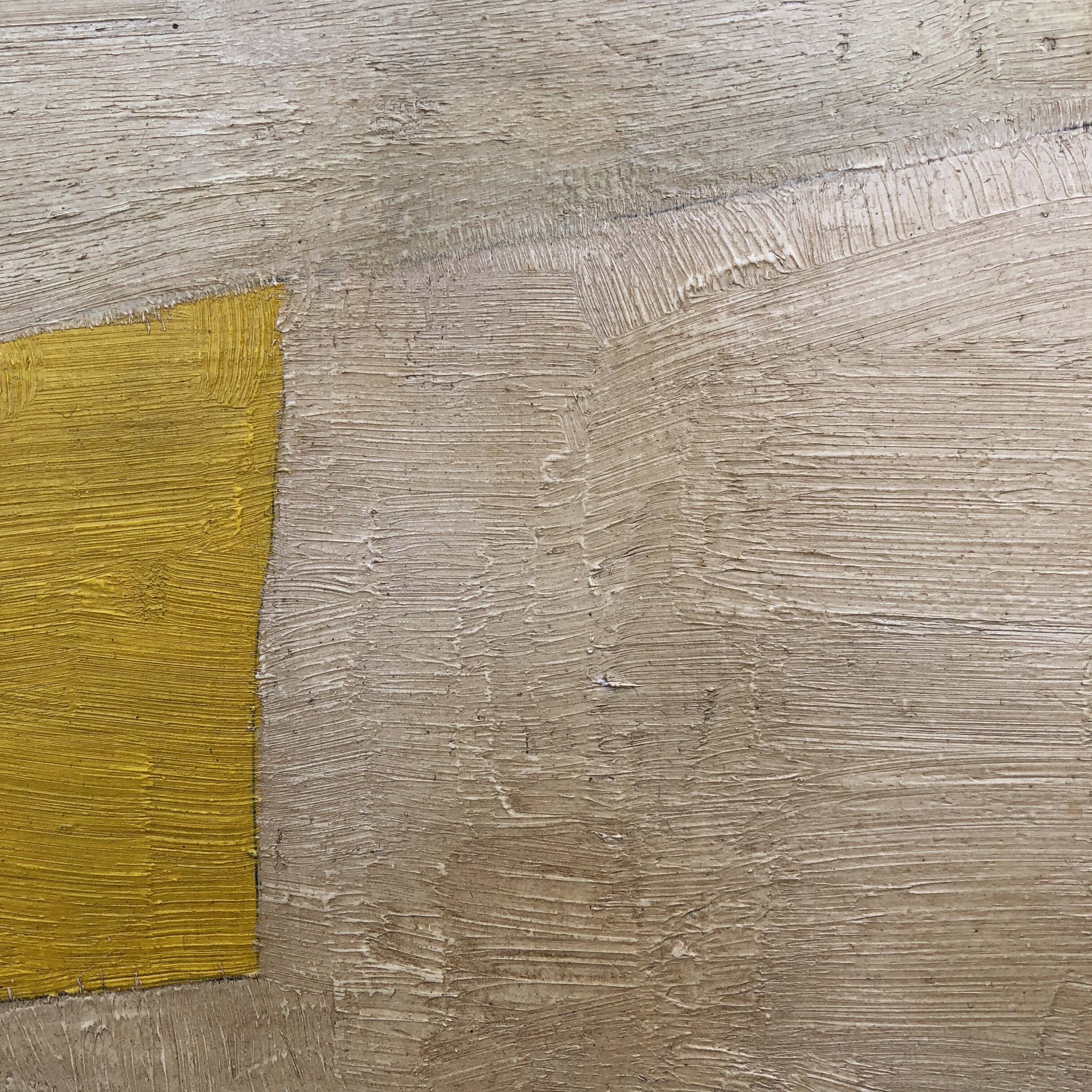 Oil on abstract panel