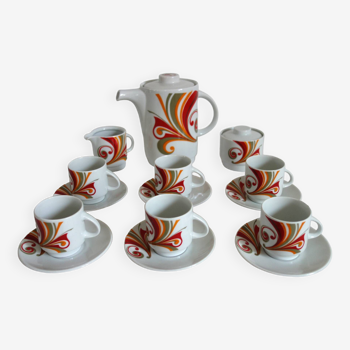 “ANCAP” porcelain coffee service made in Italy