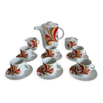 “ANCAP” porcelain coffee service made in Italy