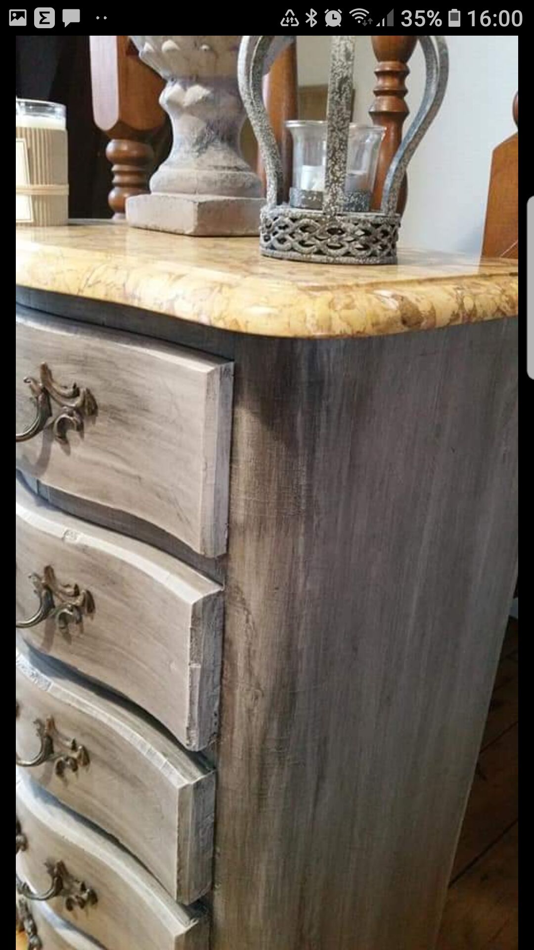 Chiffonnier 5 vintage drawers