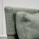 Mid-Century Cherry Wood Three-Seater Sofa