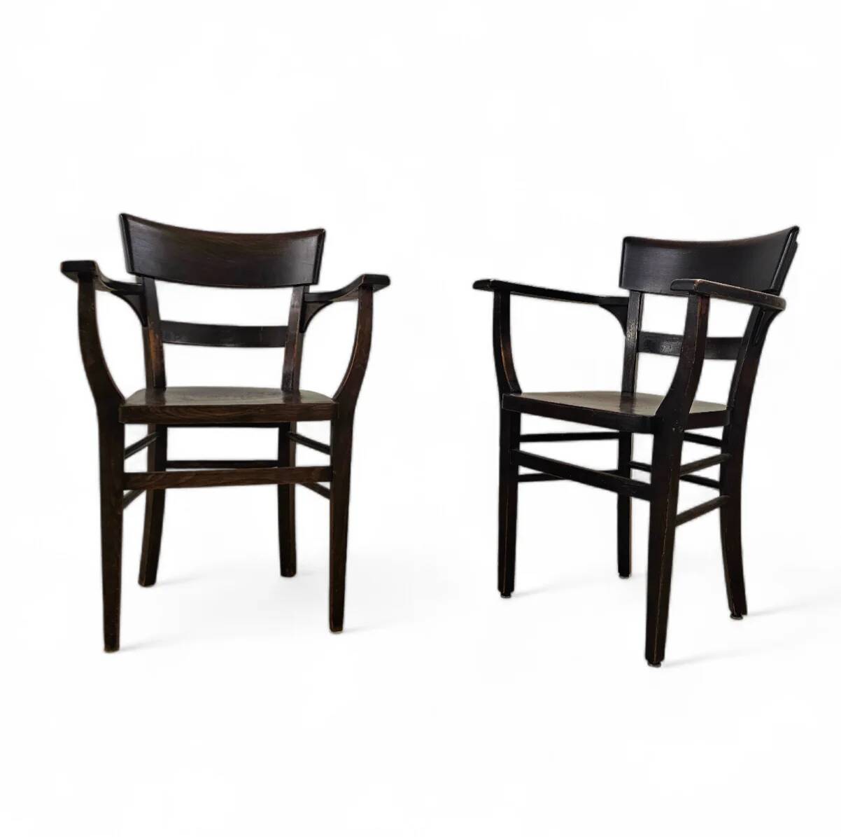 2 chaises de salle à manger / marquées "twente" / années 1930