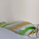 Vintage two-tone glass vase 39 cm