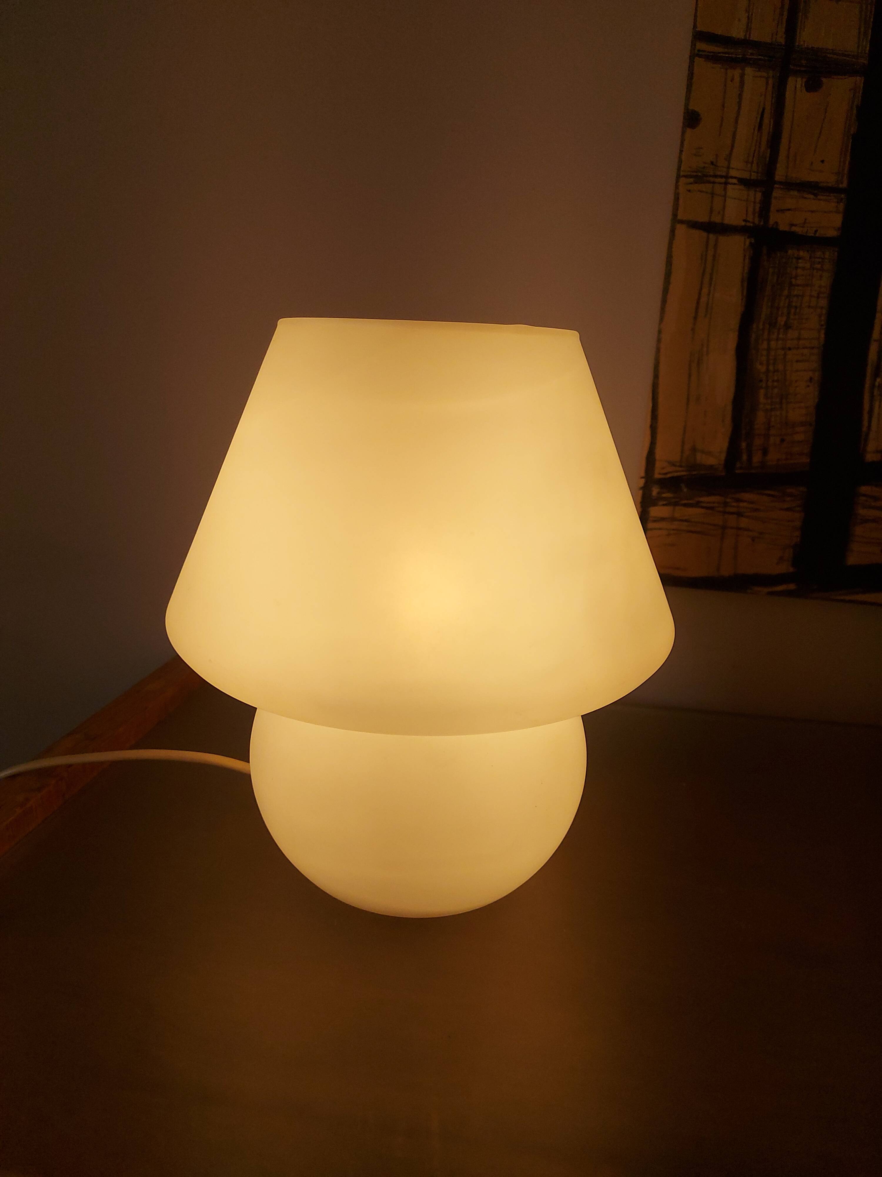 Lampe vintage champignon