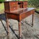 Oak tiered desk