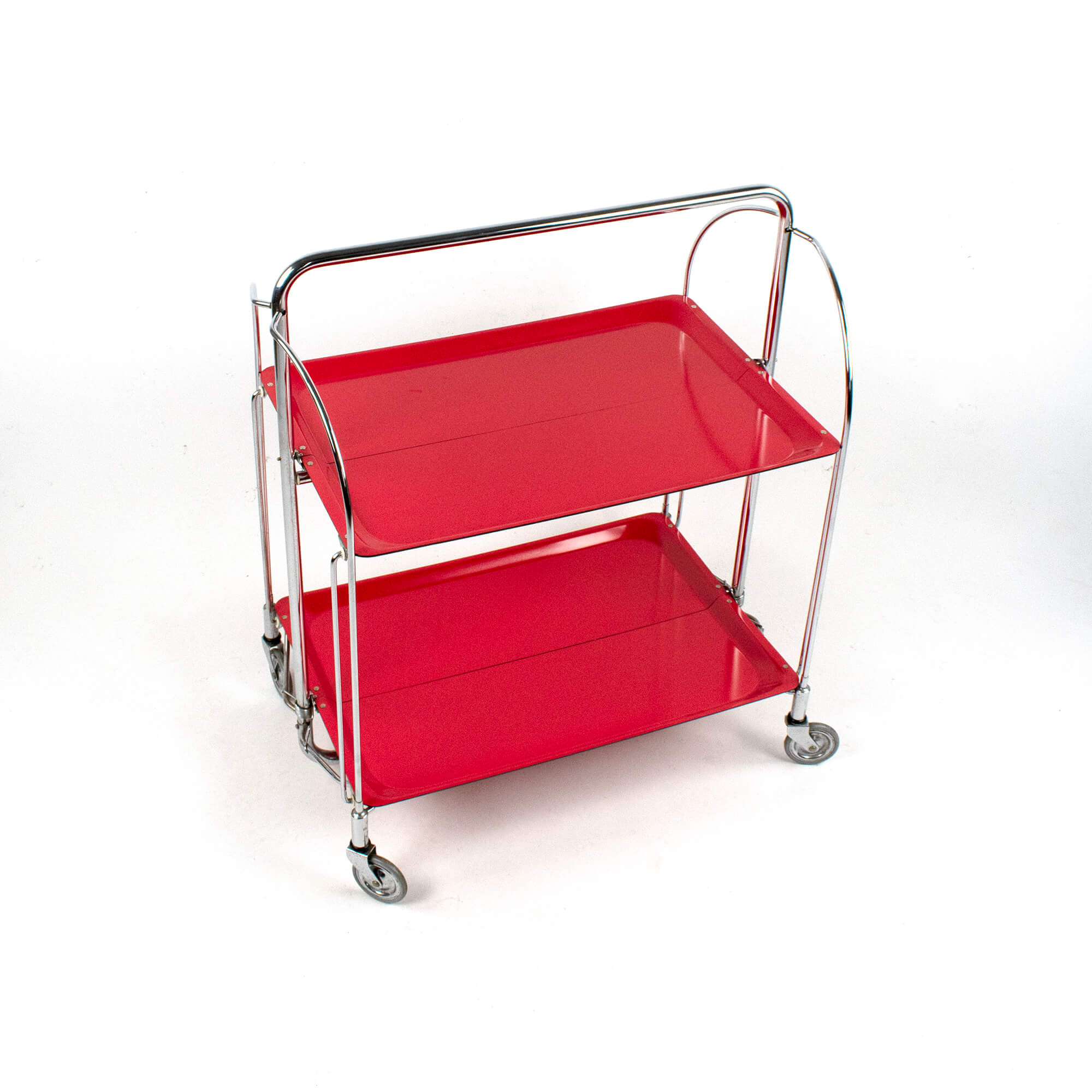Desserte par Bremshey Solingen Mid Century Pliable et enroulable