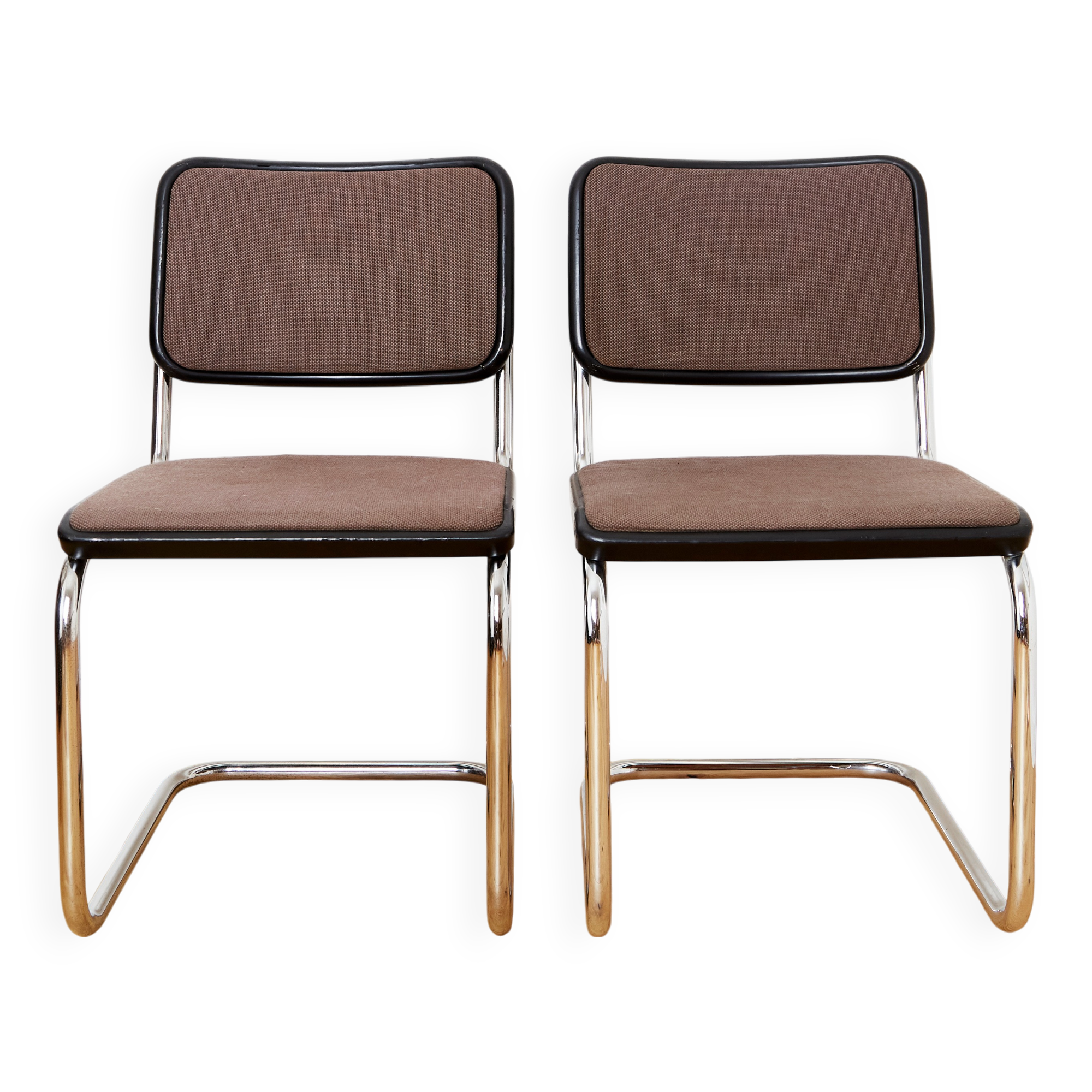 Chaise cantilever S32 de Marcel Breuer pour Thonet, lot de deux