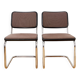 Chaise cantilever S32 de Marcel Breuer pour Thonet, lot de deux