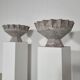 Set of 2 chalice-shaped planters by Willy Guhl, 1970.