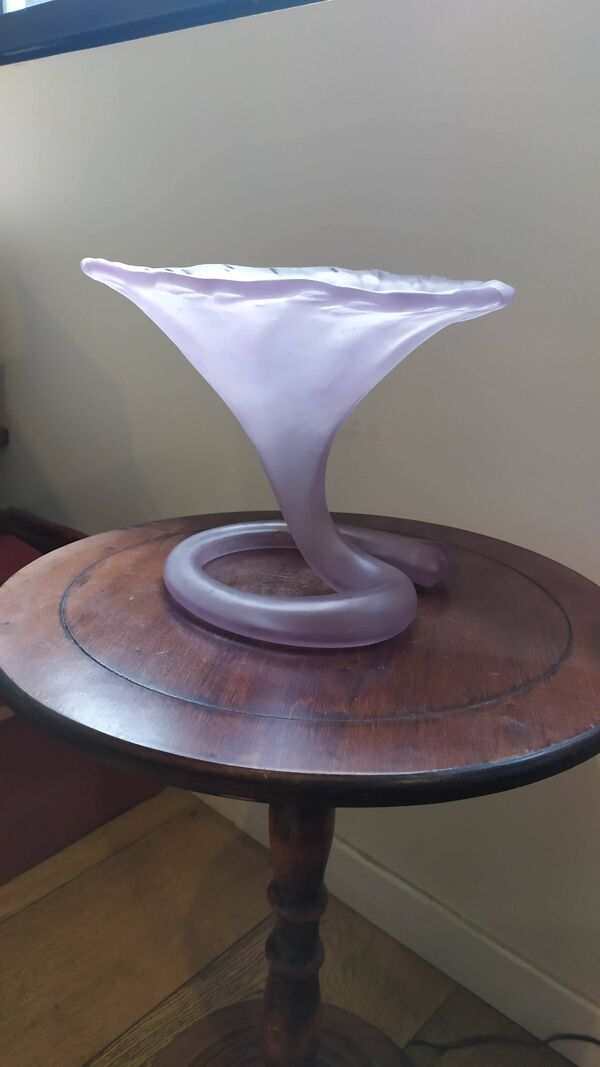 Coupe en verre soufflé