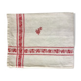 Damask and monogrammed cloth