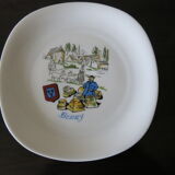 7 berry high porcelain cheese plates