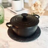 Le Creuset casserole nº18 in black cast iron