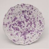 Assiette points violet 25cm