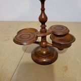 Pepper and salt shakers in cherry wood