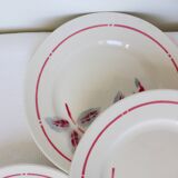 5 assiettes dessert vintage du Moulin des Loups et Orchies (210674)