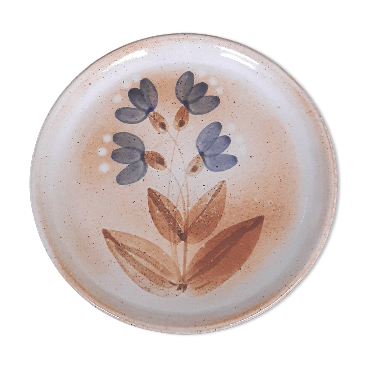 Plate and stoneware glass