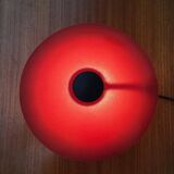 Vintage glass mushroom table lamp