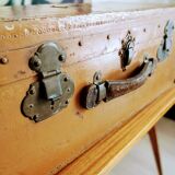 Rectangular old suitcase