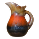 Flamed stoneware jug